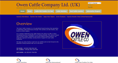 Desktop Screenshot of owencattle.com