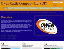 Tablet Screenshot of owencattle.com